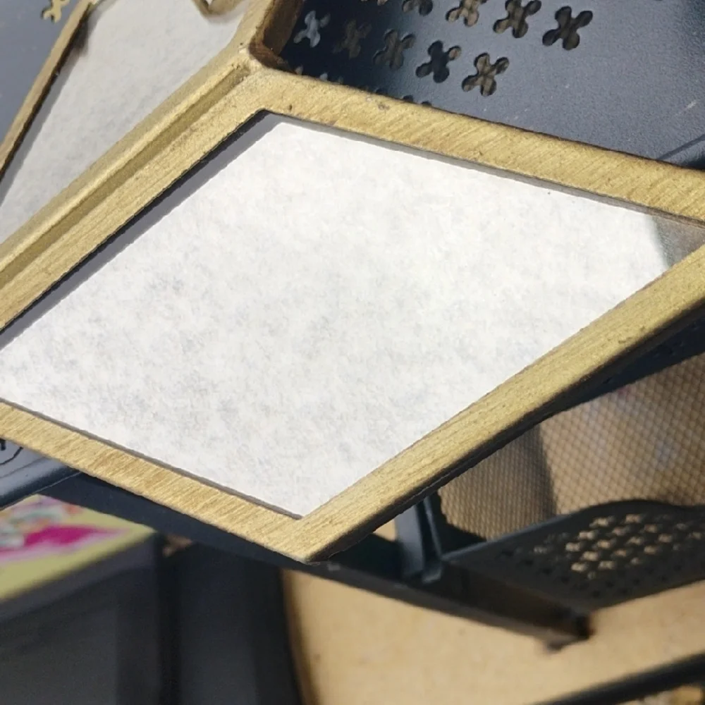 Gold Geometric Wall Mirror Set